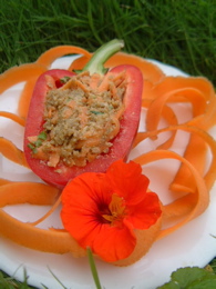 Stuffed sunny pepper photo